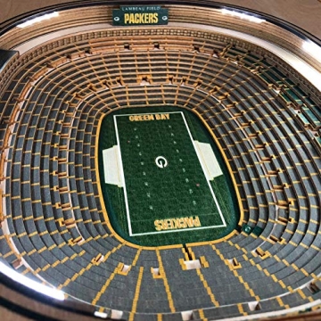 NFL Green Bay Packers 25-Layer StadiumViews Lighted Table