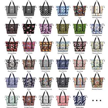 NPBAG Women Travel Duffel, Multi Functional Large Expandable Weekender Carry-on Tote, Gym Workout Ov...