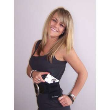 PortaPocket Slip-on Belt-Loop Style Accessory Pockets, Black