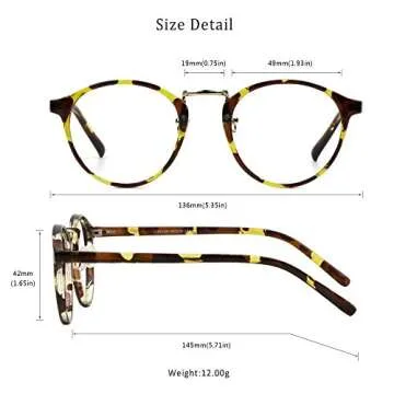 LifeArt Blue Light Blocking Glasses for Eye Comfort