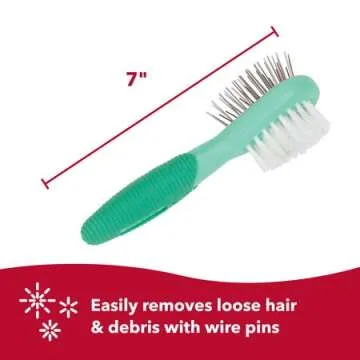 Coastal Pet Li'l Pals Dog Combo Brush - Dog Grooming Brush for Small Dogs - One Size