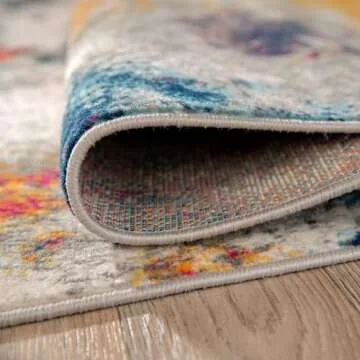 Rugshop Sky Collection Modern Abstract Area Rug 5x7 Multi