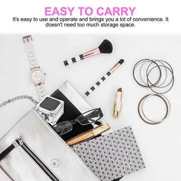 Lurrose Nail Drill Bits Case Aluminium Nail Drill Grinding Bit Display Holder Nail Art Tools Storage Box Organizer for Nail Drill Bit Manicure Tools