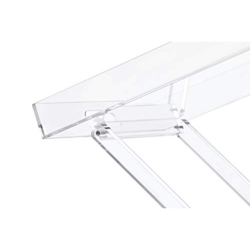 Acrylic Folding Tray Table - Stylish & Modern Side Table