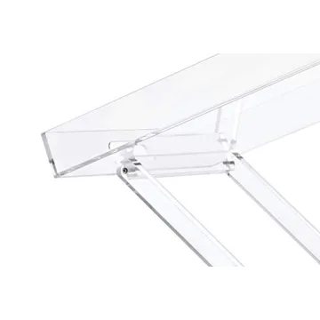 Acrylic Folding Tray Table - Stylish & Modern Side Table