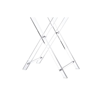 Acrylic Folding Tray Table - Stylish & Modern Side Table