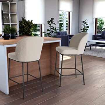 CorLiving Addison Luxury Bar Stools Set of 2 - 25.5 inch