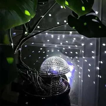 Unique Mushroom Disco Ball - Perfect for Parties & Home Decor