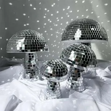 Unique Mushroom Disco Ball - Perfect for Parties & Home Decor