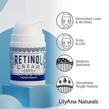 LilyAna Naturals Anti Aging Retinol Eye Cream Duo