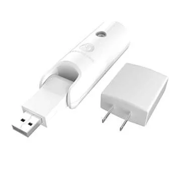 World's First Water-less Plugin - Natural Mist - 100% Pure & Natural Essential Oil Diffuser - Aromatherapy Air Freshener- Diffusers for Bedroom - Bathroom - Kitchen (1 Count, White)