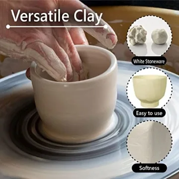 Premium White Stoneware Clay for Pottery Enthusiasts