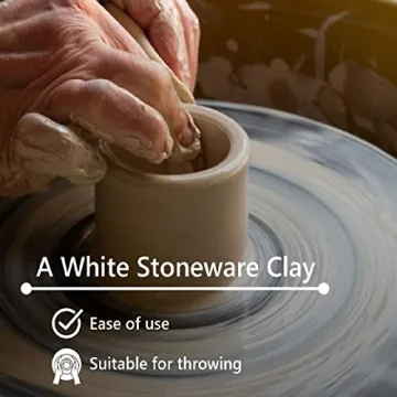 Premium White Stoneware Clay for Pottery Enthusiasts