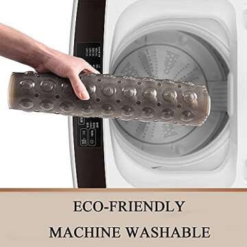 Sheepping Baby Bath Mat Non Slip Extra Long Bathtub Mat for Kids 40 X 16 Inch - Eco Friendly Bath Tub Mat with 200 Big Suction Cups,Machine Washable Shower Mat