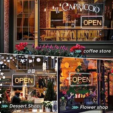 Bright COB LED Open Sign for Business - Energy Efficient