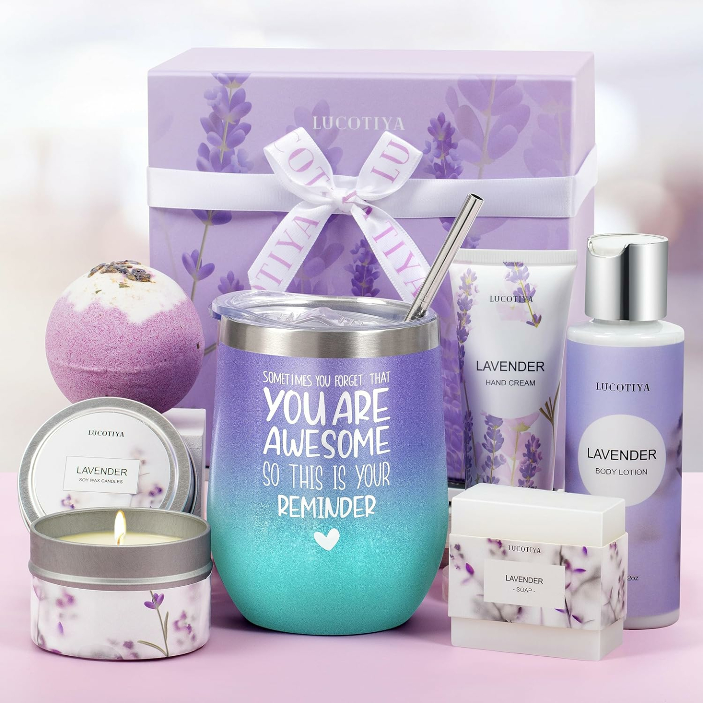 Lavender Spa Gift Baskets for Women