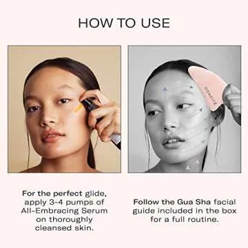 Odacité Rose Quartz Gua Sha for Radiant Skin