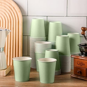 Elegant 100 Count Disposable Paper Cups for Any Event