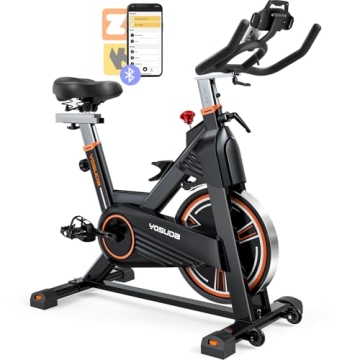 YOSUDA PRO Magnetic Exercise Bike 350 lbs Weight Capacity - Indoor Cycling Bike Stationary with Comf...