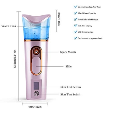 Nano Facial Mister with Moisture Analyzer for Hydration