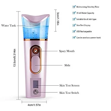 Nano Facial Mister with Moisture Analyzer for Hydration