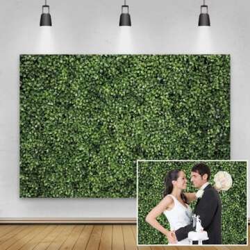 Nature Grass Wall Backdrop for Photography and Events