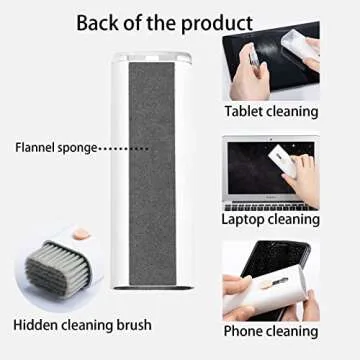 7 in 1 Electronic Cleaner kit - Keyboard Cleaner, Keyboard Cleaning Kit, Laptop Cleaner with Brush, Electronic Cleaner for Airpods pro/Laptop/Phone/Computer/Screen (Give Away a Flannel Cloth) Pink