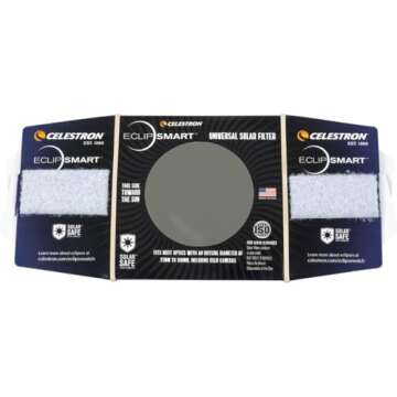 Celestron EclipSmart Solar Filter for Telescopes and Cameras