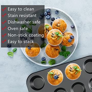 5-Piece Nonstick Baking Pans for Versatile Home Baking