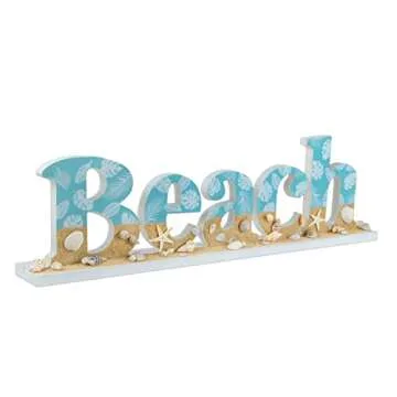 SAILINGSTORY Beach Sign Coastal Decor Beach Decoration for Home Nautical Decor