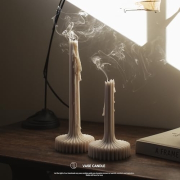 LAWA Elegant Soy Wax Vase Candles Housewarming Gift