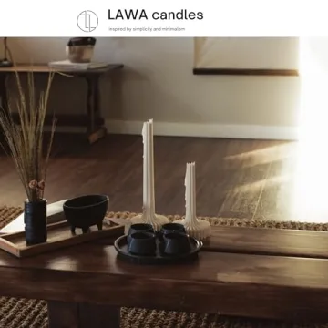 LAWA Elegant Soy Wax Vase Candles Housewarming Gift