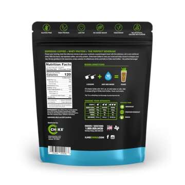 Chike Original High Protein Iced Coffee, 20 G Protein, 2 Shots Espresso, 1 G Sugar, Keto Friendly and Gluten Free, 14 Servings (15.1 Ounce)