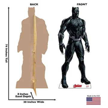 Black Panther Life Size Cardboard Cutout for Events