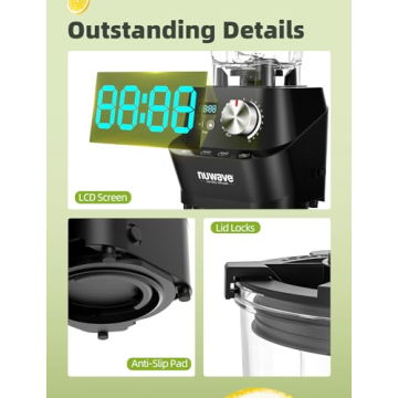 Nuwave Infinity Blender - 2.5HP Smoothie Power and Durability