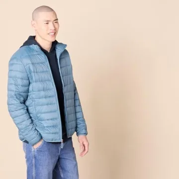 Packable Lightweight Water-Resistant Puffer Jacket