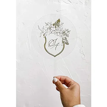 UNIQOOO Acrylic Cake Toppers for Elegant Celebrations