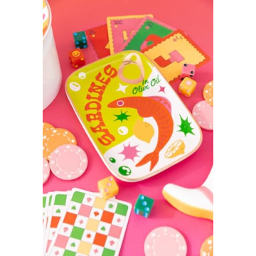 ban.do Novelty Trinket Tray, Ceramic Jewelry Dish, Small Decorative Tray for Keys or Decor, Cute Catchall Tray, Sardines