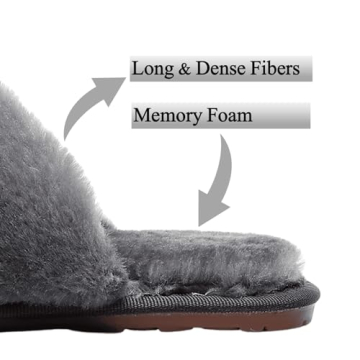 Crazy Lady Women's Cozy Memory Foam Slippers for Women