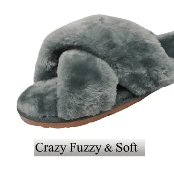 Crazy Lady Women's Cozy Memory Foam Slippers for Women