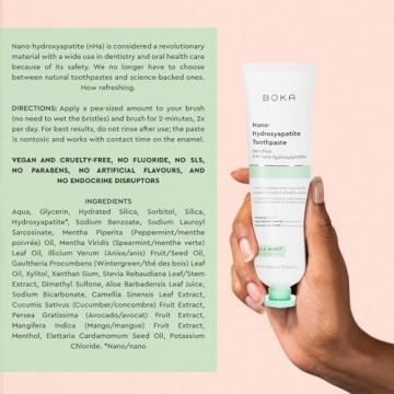 Boka Fluoride Free Nano Hydroxyapatite Toothpaste for All Ages