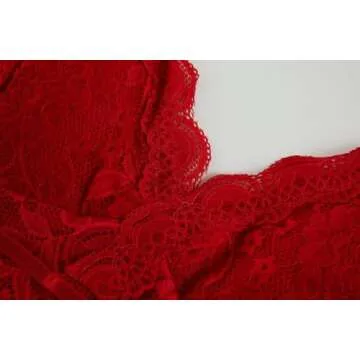 Koinshha Women's Soft Casual Lace Crochet Spaghetti Strap Cami Crop Top Camisole