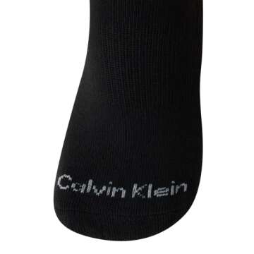 Calvin Klein Women's Athletic Crew Socks - 6 Pack, Size 4-10