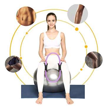 LOHOME Pilates Ring for Full Body Toning - 4 Colors