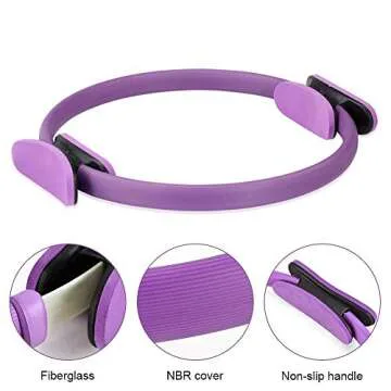LOHOME Pilates Ring for Full Body Toning - 4 Colors