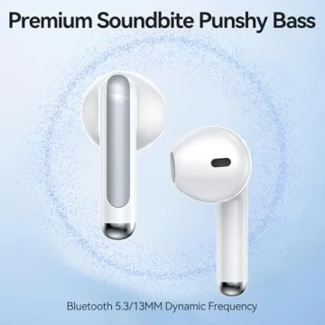 BHNYBWUL Wireless Earbuds: Deep Bass, ENC Noise Cancellation, 50H Playback & IPX7 Waterproof