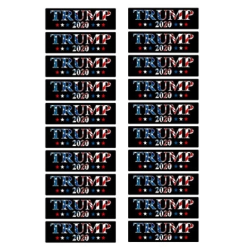 Buy Amosfun Trump Car Decal Set - 20 Patriotic Bumper Stickers