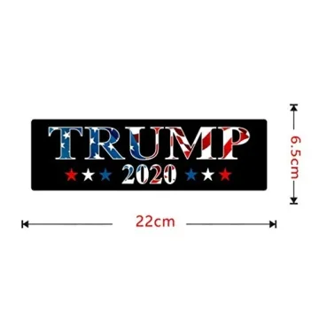 Buy Amosfun Trump Car Decal Set - 20 Patriotic Bumper Stickers