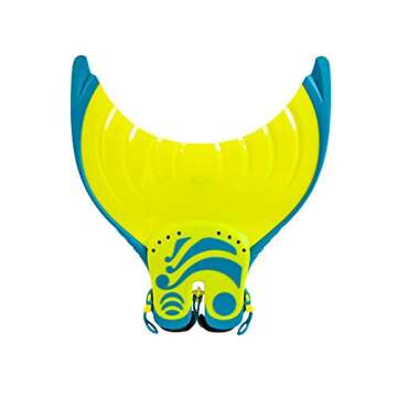 Adult Mermaid Linden Monofin by Body Glove , Yellow/Green, Large/X-Large