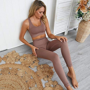 Hotexy Women's Seamless Yoga Set for Stylish Workouts